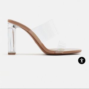 Transparent Zara Heels